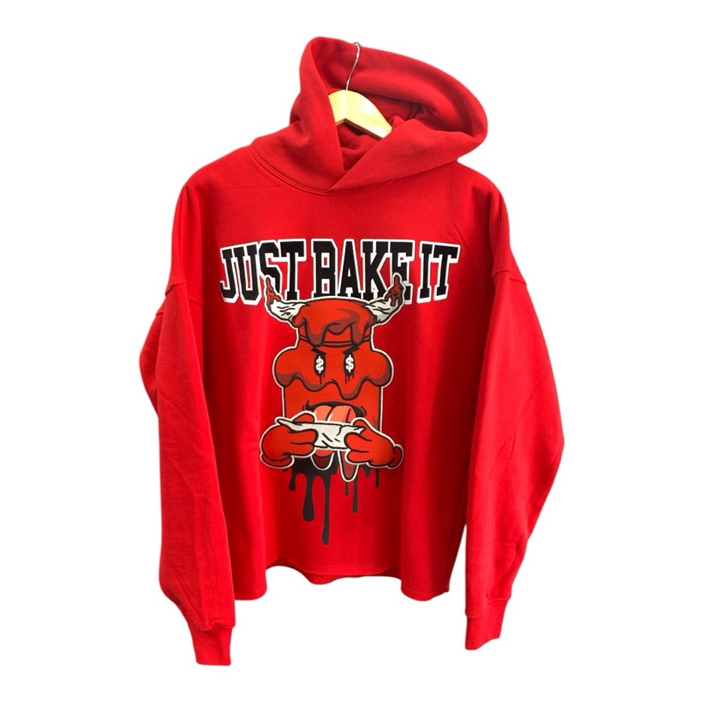 Wedding Cake designer Cropped Hoodie with Embroidery